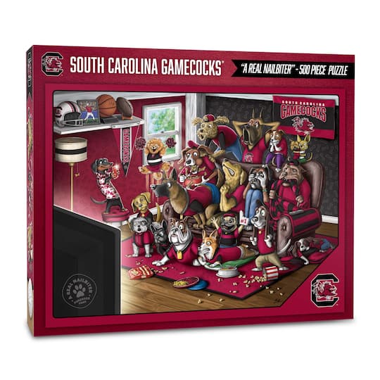 College Football Purebred Fans A Real Nailbiter 500 Piece Puzzle By Youthefan in South Carolina Gamecocks | 18" x 24" | Michaels®
